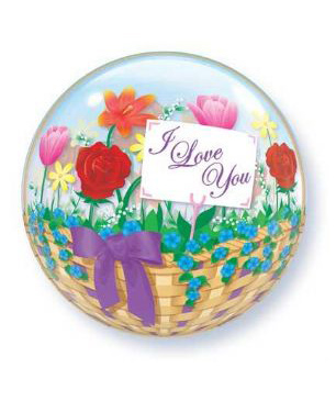 bubble 22" ilu корзина цветов, сша bubble 22" ilu корзина цветов, сша